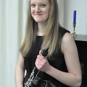 Unsere Bundessiegerin 2012 mit der Klarinette, Amelie Bertlwieser.